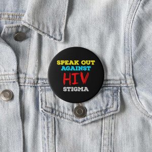 HIV Awareness Pinback Buttons
