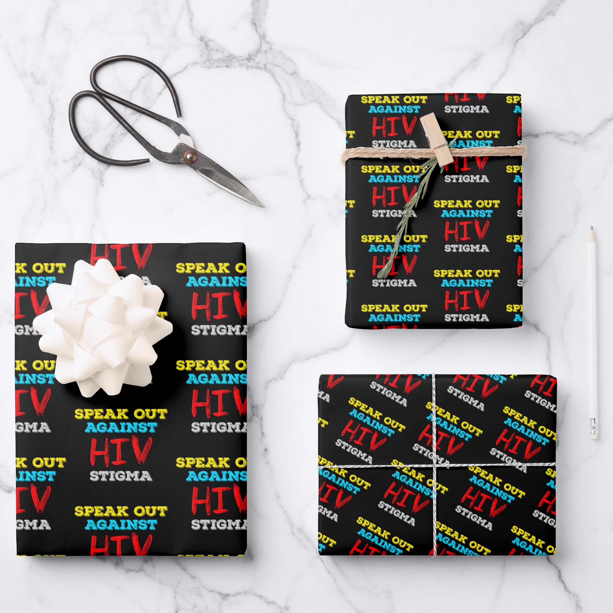 HIV Gift Wrap – Wrapping Paper